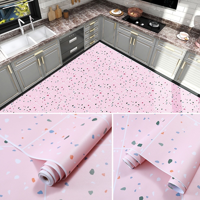 Pegatinas gruesas para el suelo del baño, pegatinas para el baño, la cocina y el dormitorio, pegatinas autoadhesivas para el suelo del inodoro, venta al por mayor de fábrica image 20