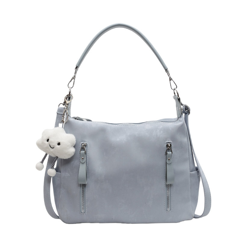 Bolsa suave Pitot para mujeres de gran capacidad 2025 nueva alta sensación de bolso de mano de viaje simple mochila de bolsillo casual
