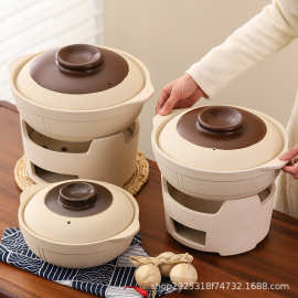 老式土砂锅耐高温干烧不裂家用煲仔饭专用小沙锅煤气灶陶瓷锅瓦煲