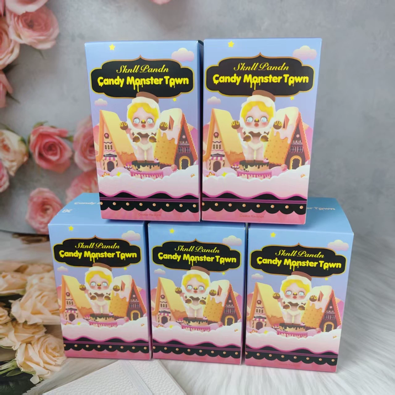 Материнская земля (Motherland) Серия Bubble Mart SKULLPANDA Candy Town Серия слепые коробки фигурки модные игрушки кукольные украшения