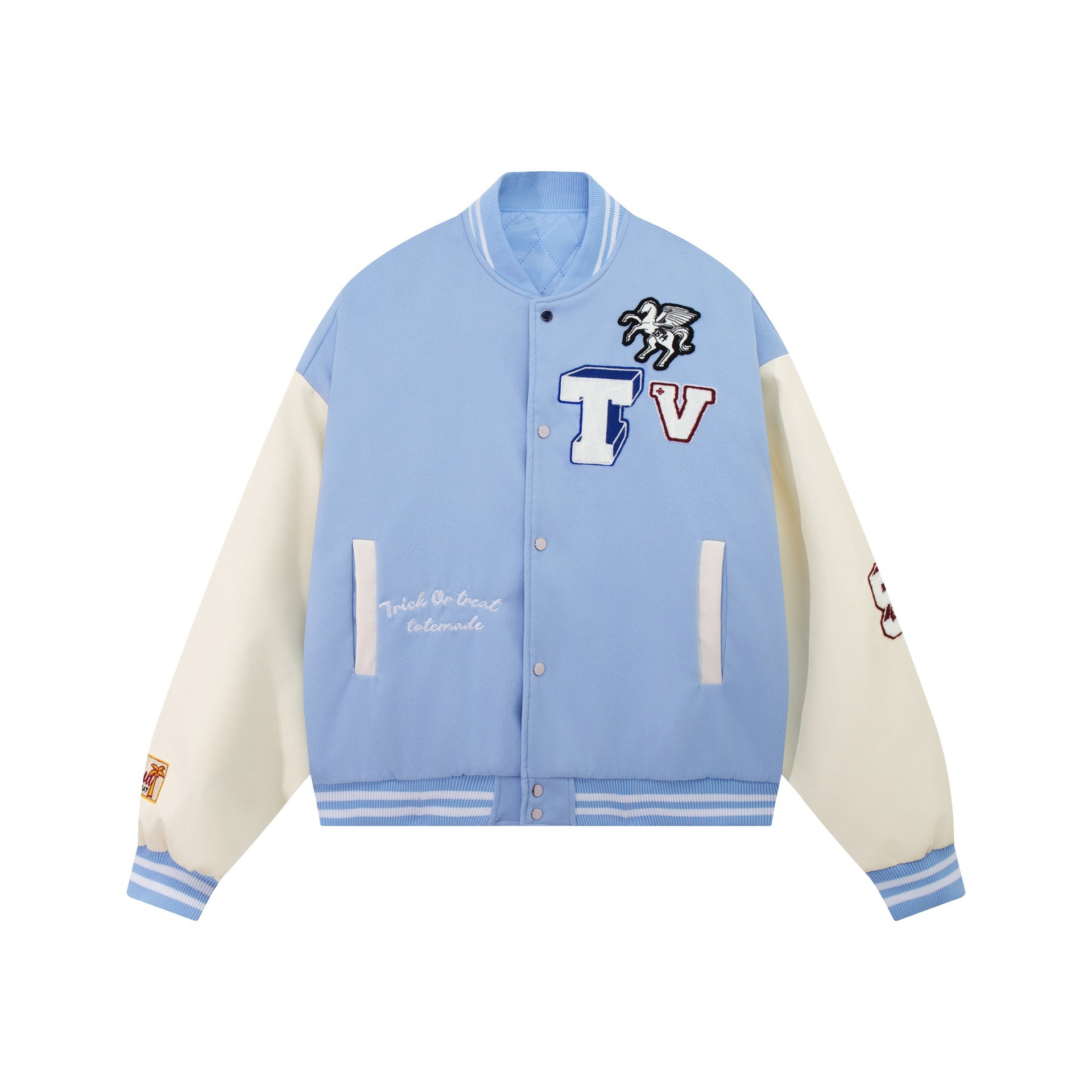 FYQ's Arrogant Style American Retro Baseball Jacket, Spring and Autumn Style, New Loose Fit, Versatile Jacket for Men and Women
