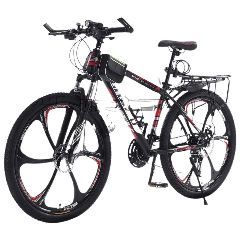  Shock-Absorbing Off-Road Mountain Bike, 27.5-inch, Disc Brake, 21–30 Speed Options