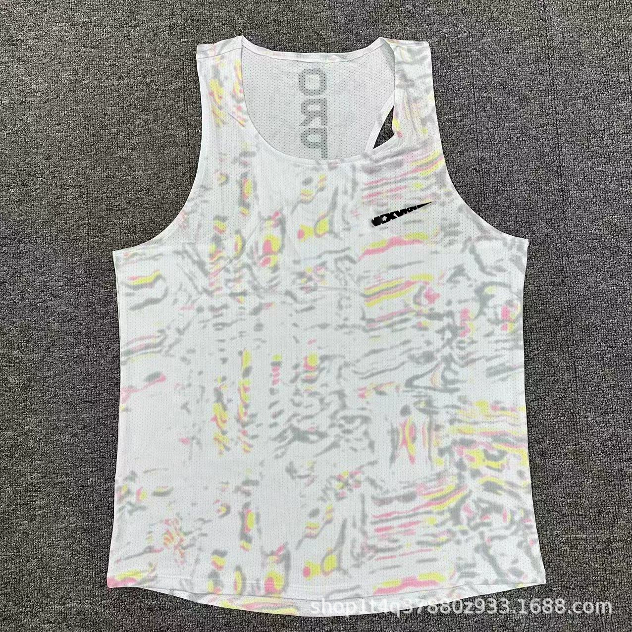 Легкоатлетическая одежда для мужчин и женщин, спортивная тренировочная одежда для студентов, жилет для марафонского бега, одежда для соревнований, быстросохнущая спортивная одежда для спринта.