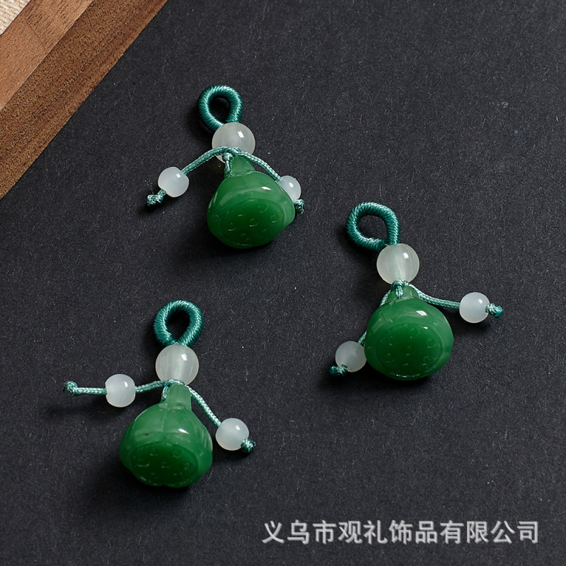 琉璃葫芦莲蓬樱花手串吊坠提溜串珠手链手工diy手绳编织饰品配件|undefined