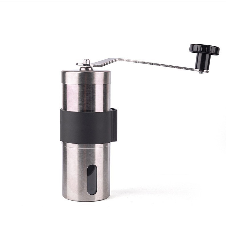Molinillo de café manual de acero inoxidable HD-A65C + funda de silicona