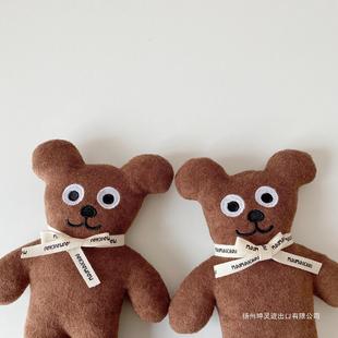 ins Cute Korean Baby Sleeping with Soothing Doll Bear Doll Doll Photography Props Towel Bear