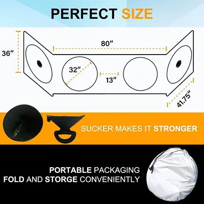 double ring folding sunshade – Sun shade