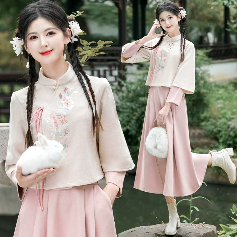 Реальная съемка нового китайского стиля в цветочном стиле