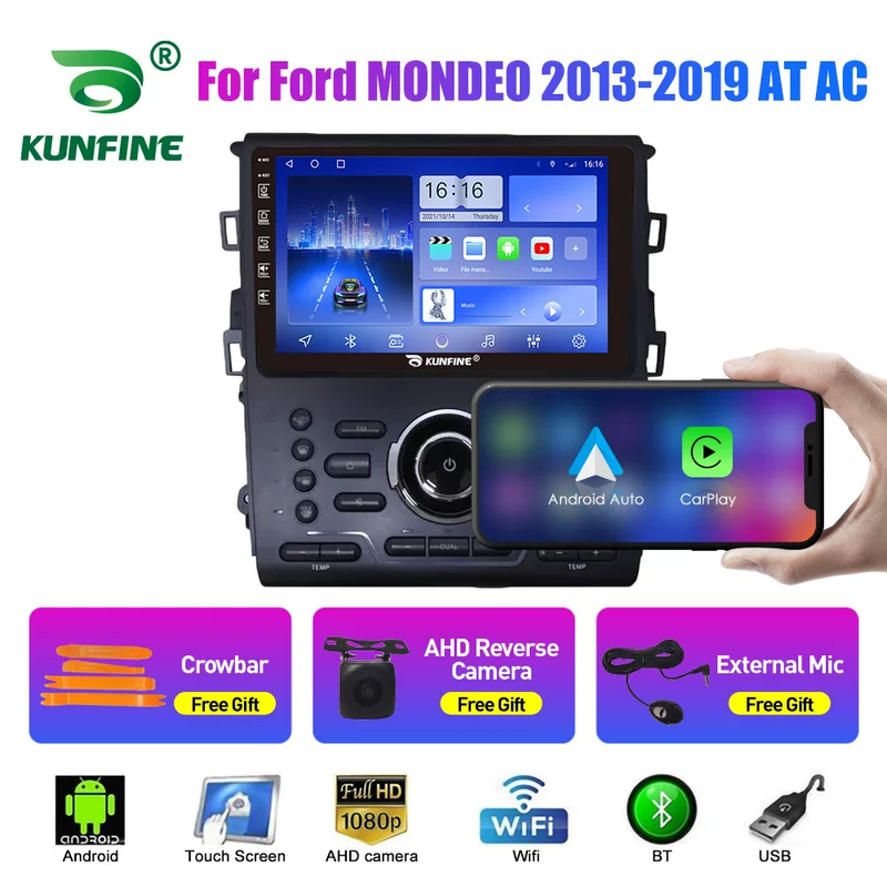 Автомобильная Android-мультимедиа с навигацией GPS и камерой заднего вида для Ford Mondeo/Mondeo 2013–2019, всесторонняя система