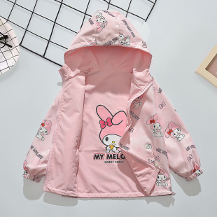 Girls' Double-sided Jacket Spring and Autumn 2024 New Style Spring Clothes for Little Girls Children and Baby Girls Double-sided Jacket