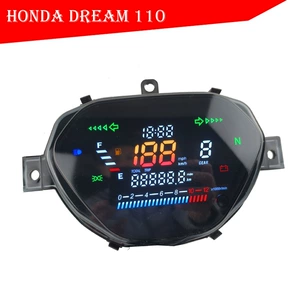 Suitable for Dream 110 Motorcycle Digital Instrument Upgrade Led Digital Code Meter Hd Automatic Brightness Adjustment