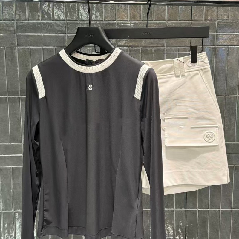 25夏季薄款高尔夫服装女士冷感防晒速干长袖|undefined