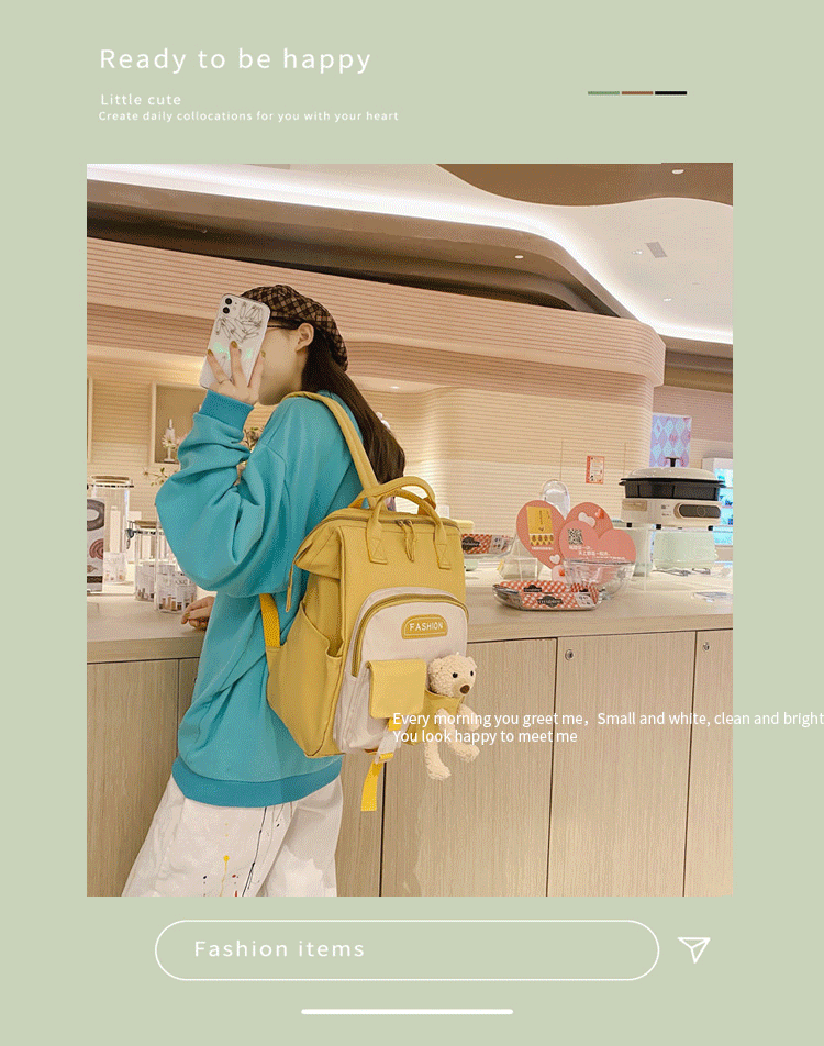 Mochila ultraligera de nailon para mujer, de gran capacidad, ideal para viajes y escuela, con estampados elegantes, duradera y resistente al agua._voghion.com