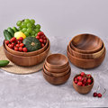 厂家直销相思木沙拉碗 木质创意饭碗 环保圆形木碗现货量大优惠