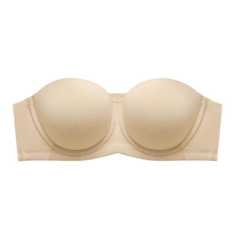 Thin Non-Slip Push-Up Bra for Support, Plus Size, Beautiful Back Design, Comfortable Fit