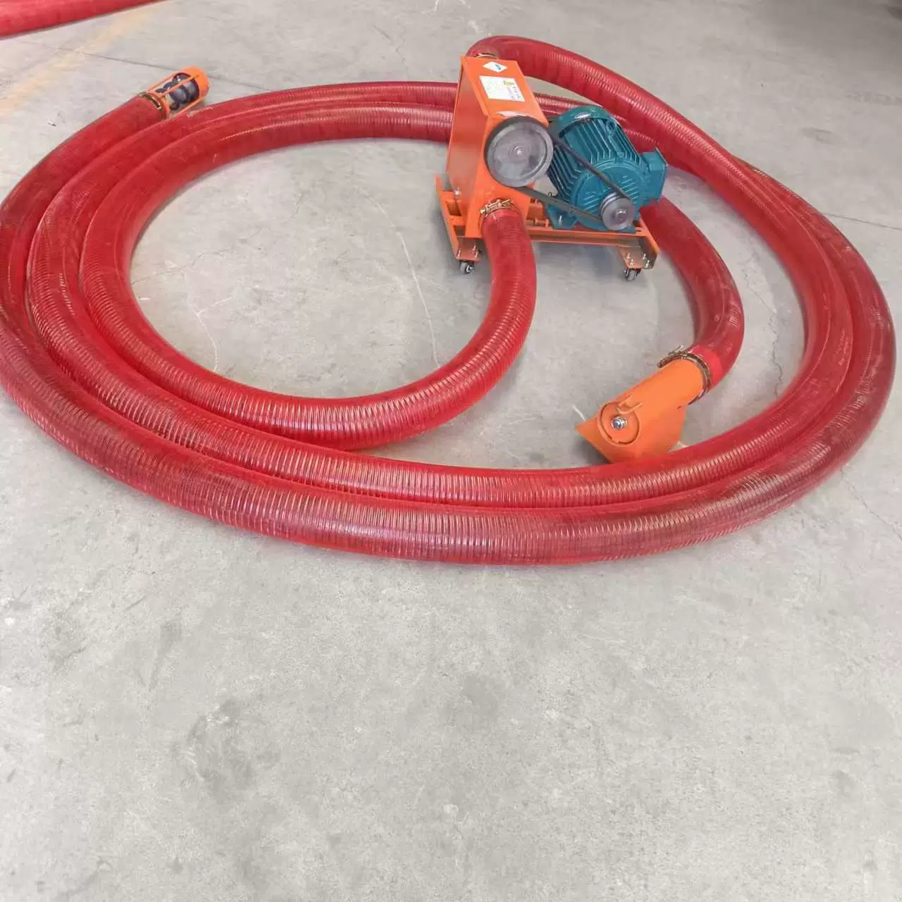 双管抽粮机中驱吸沙机厂家定制工业软管大功率移动式抽干沙湿沙机