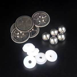 玻璃自动茶具全套磁吸过滤网配件 懒人茶具钢珠碰胶圈五爪过滤片