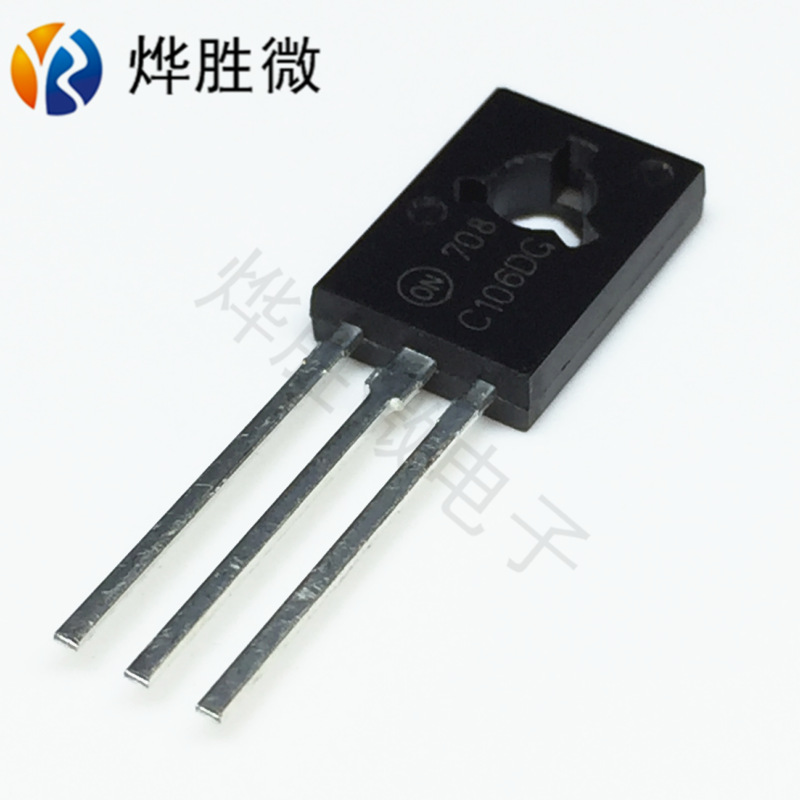 C106D ON/安森美 TO-126   单向可控硅 4A  国产大芯片 厂家批发