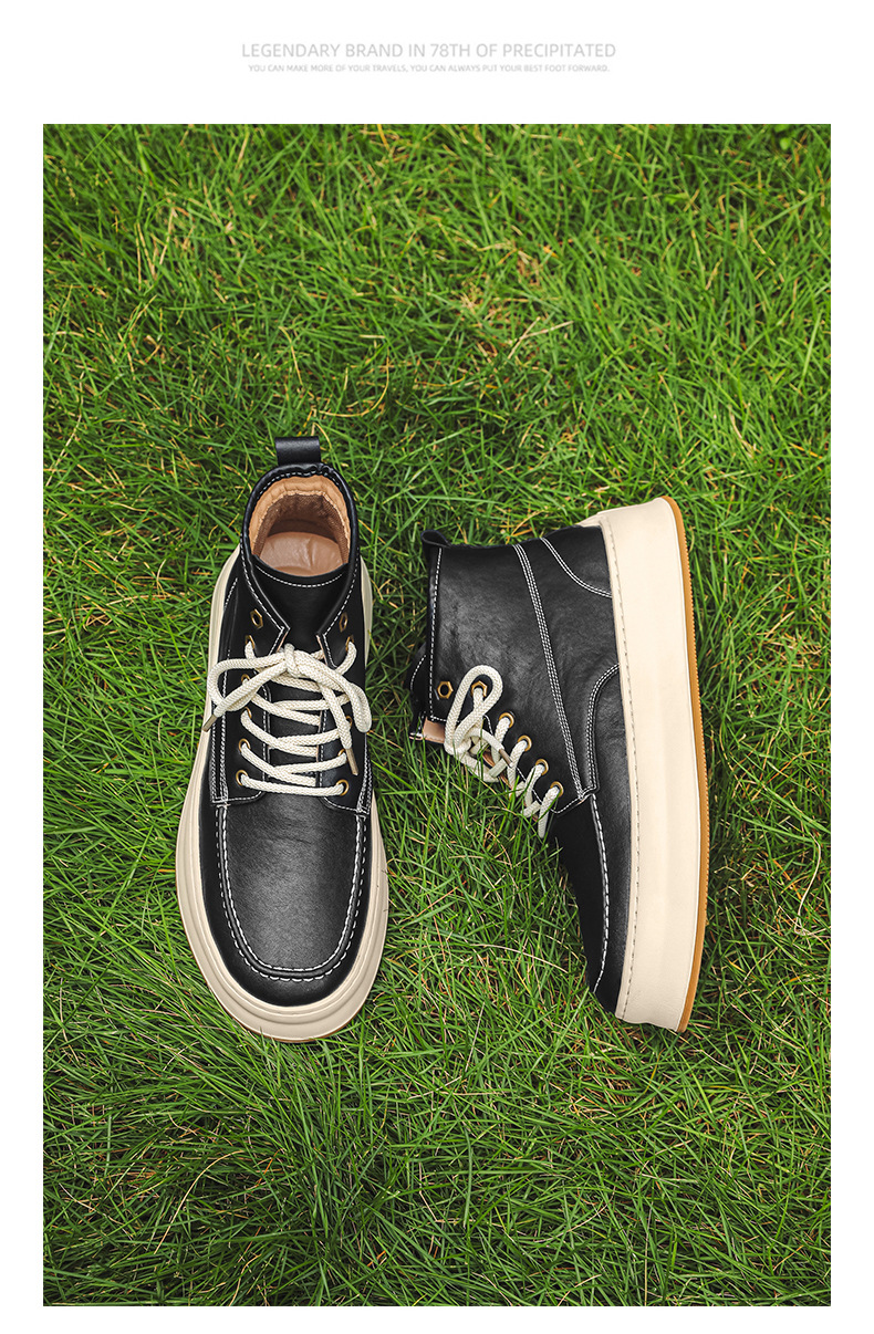 Herren Chukka Boots Aus Echtleder Atmungsaktive Mid Top Freizeitschuhe_voghion.com