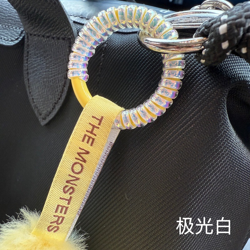 labubu公仔防丢保护圈拉布布娃娃挂绳钥匙扣防丢自由裁剪保护线|undefined