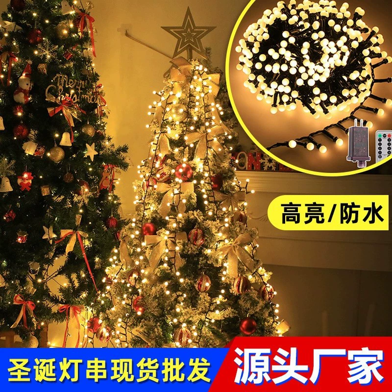 Гирлянда для наружного применения, низковольтная, 10.5m светодиодов, для сада, создающая эффект звездного неба, праздничное украшение, рождественские огни