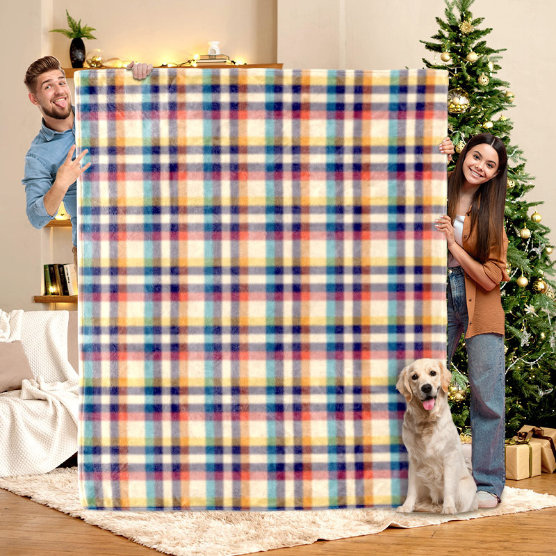 Manta de franela impresa digital de una cara Manta de aire acondicionado de oficina de dormitorio de estudiantes engrosada personalizada