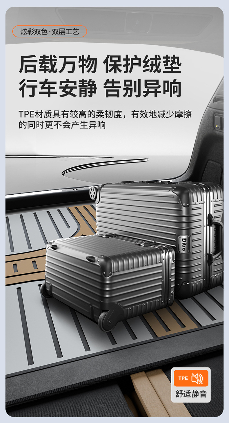 Suitable for the New Xiangjie S9T, Special Colorful Tpe Car Trunk Mat, Car Accessories Trunk Mat