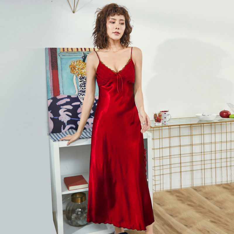 knee length dresses for ladies Morgan Vintage Long Silk Gown main image 1