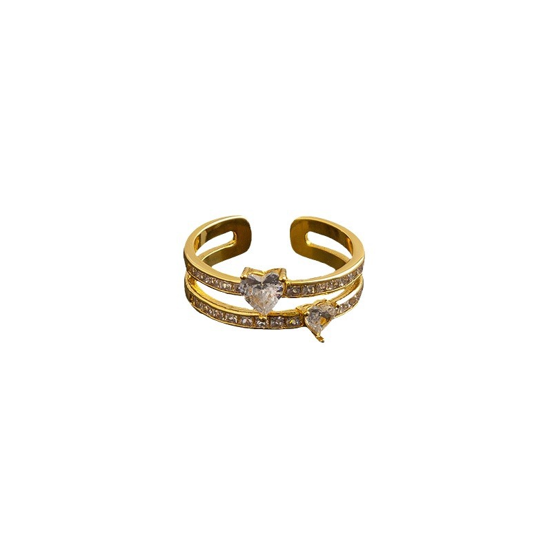 One size elegant fashionable universal design adjustable ring with…