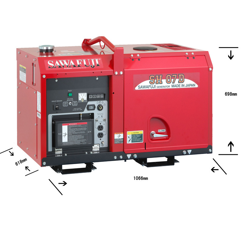 供应原装日本泽藤柴油车载发电机发电机SH07D