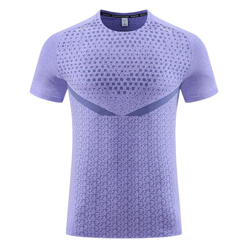 Трансграничная спортивная футболка Amazon из ледяного шелка, мужская быстросохнущая летняя тонкая баскетбольная футболка с короткими рукавами для бега, тренировочная одежда