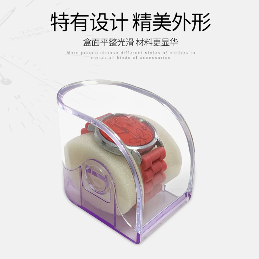 Производители источника продают цветные прозрачные пластиковые часы коробки для часов упаковочные коробки электронные часы для хранения коробки оптом
