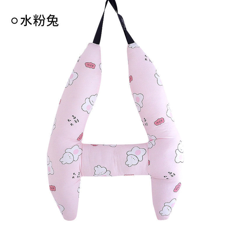 Coche para dormir almohada de doble uso de algodón transpirable verano coche adulto niños lavados almohada suministros de coche