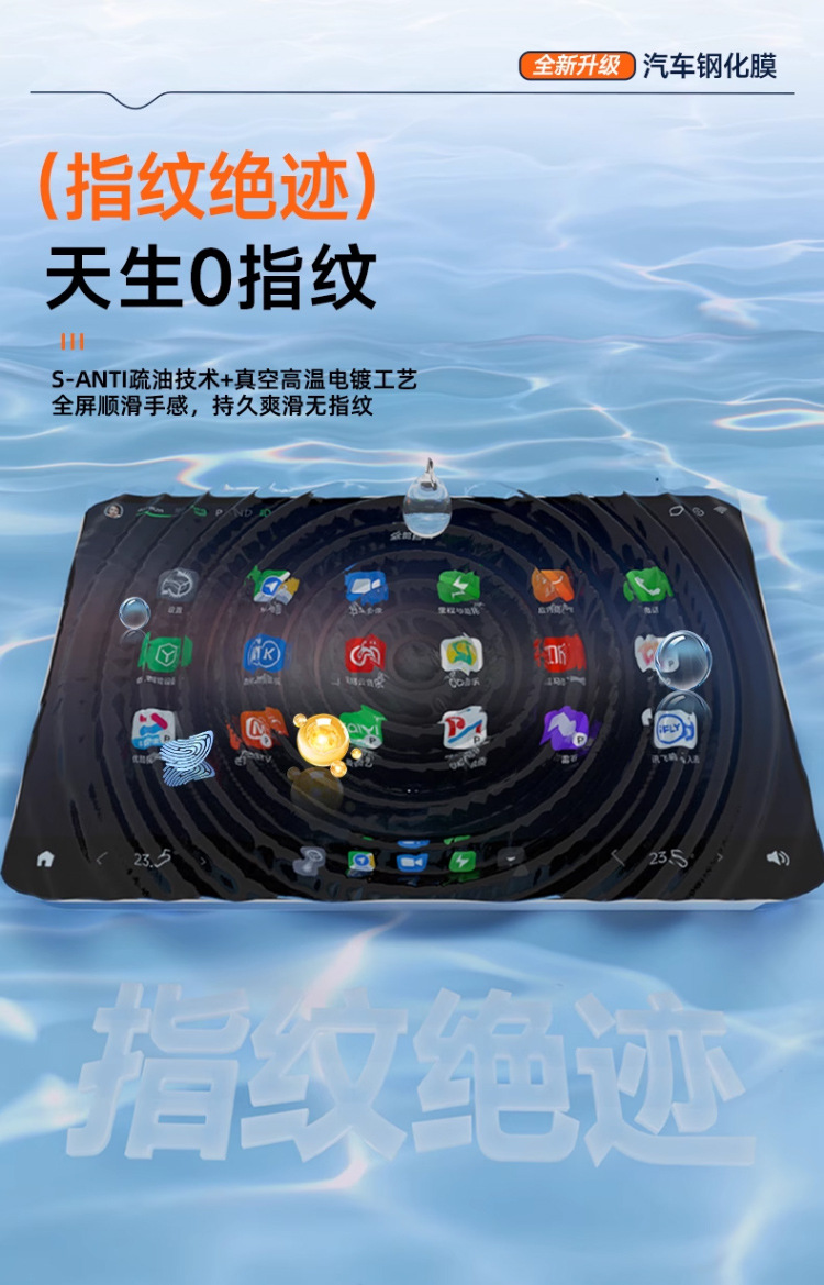 25 Models of Zeekr 007Gt Central Control Navigation Tempered Film Screen Film Car Interior Decoration Supplies Modification Accessories Gt