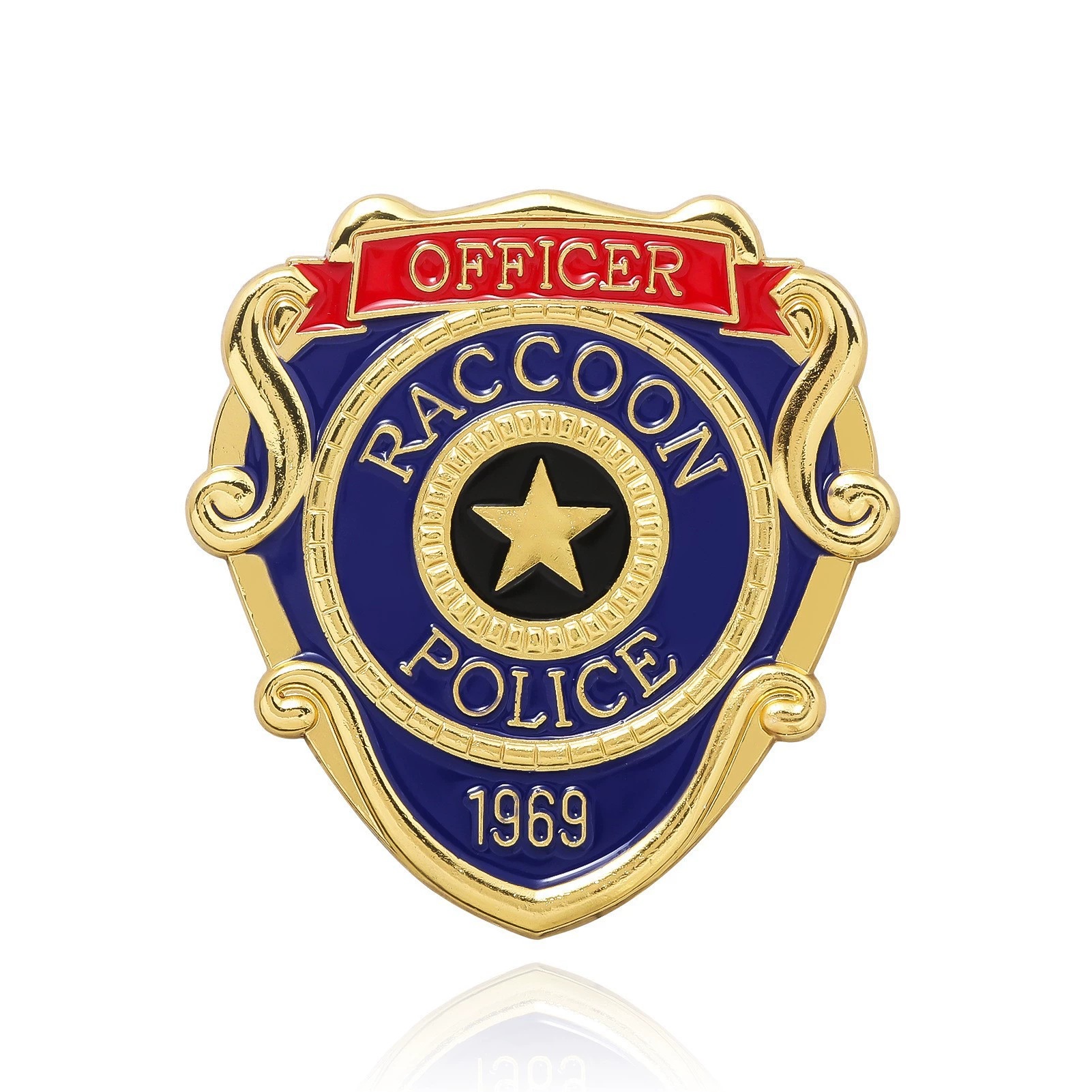 Resident Evil Raccoon City Detective Medal Brooch Police Station Brooch Games New Amazon Model