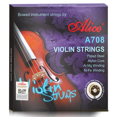 Alice Alice A708 violin strings full set of professional playing violin strings steel wire 1 to E strings