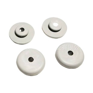 Suitable for 11-Hole 1.8 Board 4.76 Inner Hole Flat Bottom Protective Coil Rubber Plug Foot Pad Steel Pipe Shock-Absorbing Anti-Slip Silent Hole