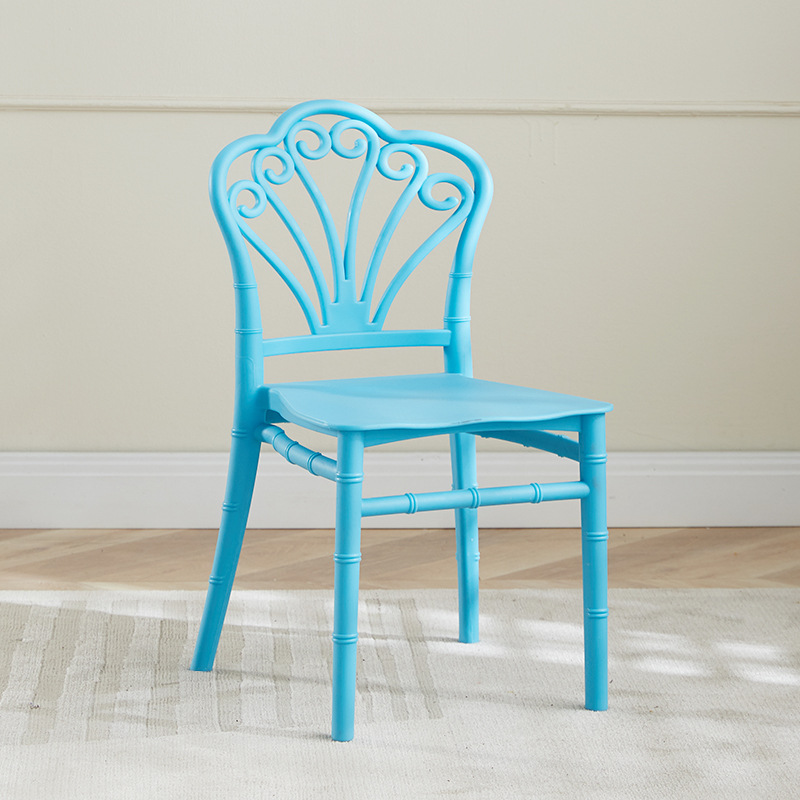 Silla infantil de bambú para banquetes, jardín de infantes o comedor, con respaldo integrado, uso doméstico o escolar