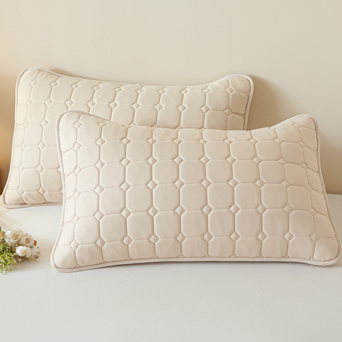 Funda de almohada anti-aceite para la cabeza 48X74 Funda de almohada anti-saliva y sucia Un par de funda de revestimiento de núcleo de almohada capa de aislamiento anti-sudor