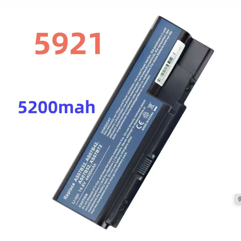 Acer Aspire 5520G 5920 6920G AS07B31/41/51/71/72 Laptop Battery Acer Aspire 5520G 5920 6920G AS07B31/41/51/71/72 Laptop Battery