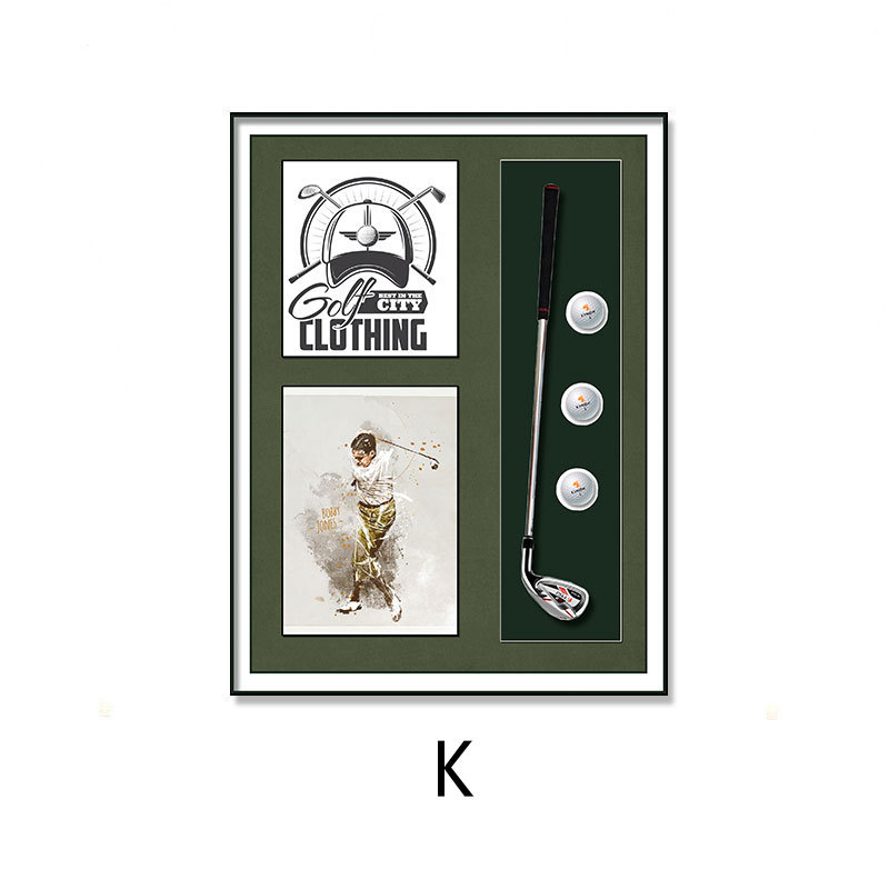 Golf colgando pintura sala de estar pintura decorativa sofá fondo pared pintura pasillo mural club colgando pintura