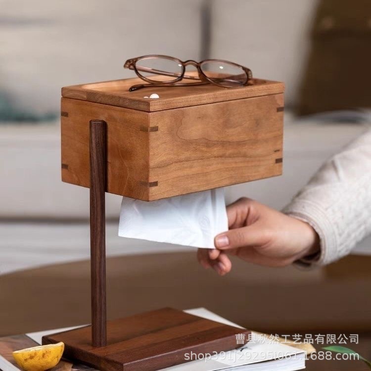 木质抽纸盒客厅装饰抽取式纸巾盒调料收纳架玄关香薰托盘抽纸盒|undefined
