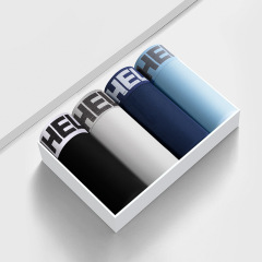 Summer men's ice silk underwear summer youth boxer briefs breathable and comfortable boxer briefs men's Zhongshan wholesale