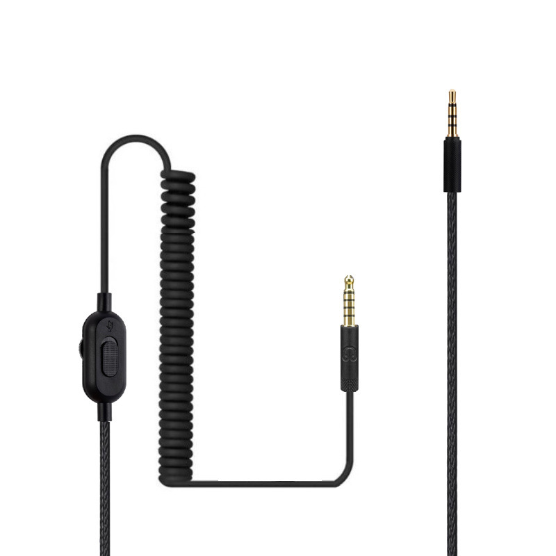 Applicable to Logitech G233 g443 GPRO X headset game headset tuning cable audio spring cable