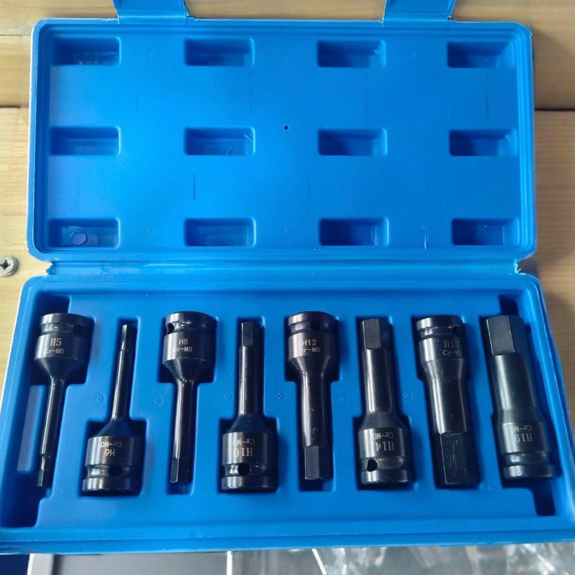 20 piezas de manguito de tornillo neumático eléctrico H-hexágono endurecido integral 1 / 2 cabeza de lote de prensa 10 piezas image 4