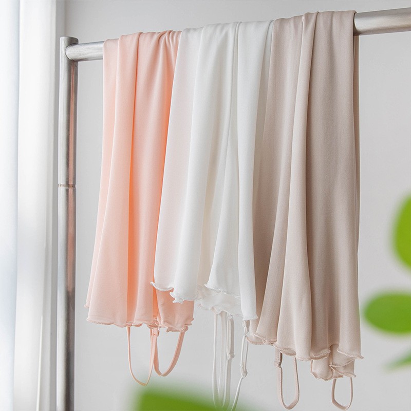 Silk long summer comfortable dress