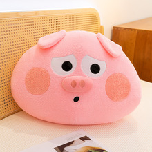 新款可爱猪培根周边抱枕毛绒公仔卡通玩偶靠枕睡觉抱枕女可爱礼物