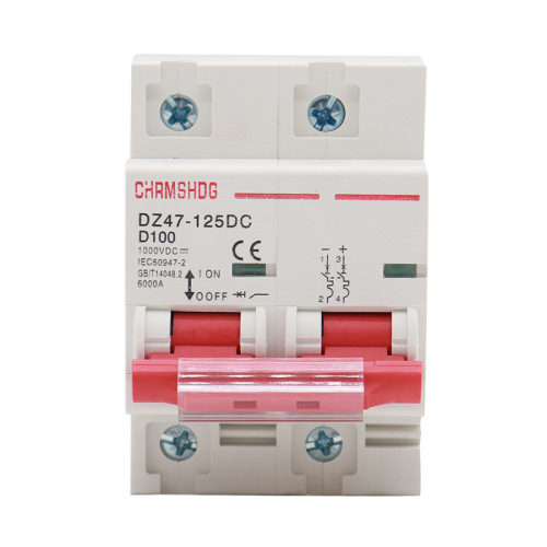 Photovoltaic DC circuit breaker DZ47 air switch 80A 100A 125A small protector DC 500V photovoltaic MCB