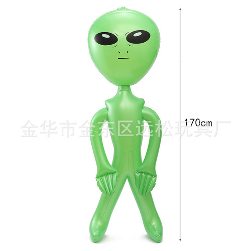Cross-border PVC inflatable alien toy Halloween bar decoration item inflatable alien advertising prop