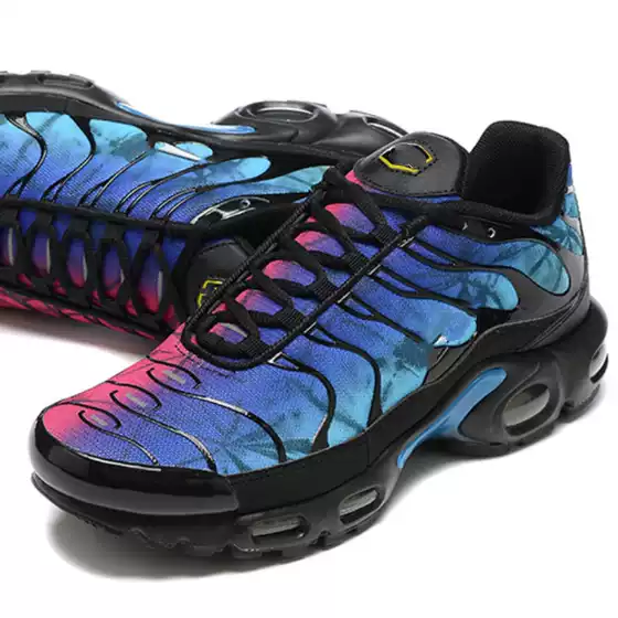 European Station Classic Tn 8090 Woven 1 1 Low-Top Air Cushion Running Shoes Plus Shock-Absorbing Buffer Cross-Border Export Shoes